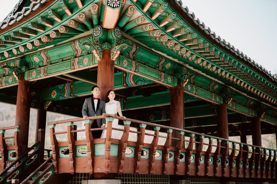 T&J: Korea Cherry Blossom Pre-wedding Photoshoot at Namsangol Hanok Village and Seoul Forest by Jungyeol on OneThreeOneFour 10