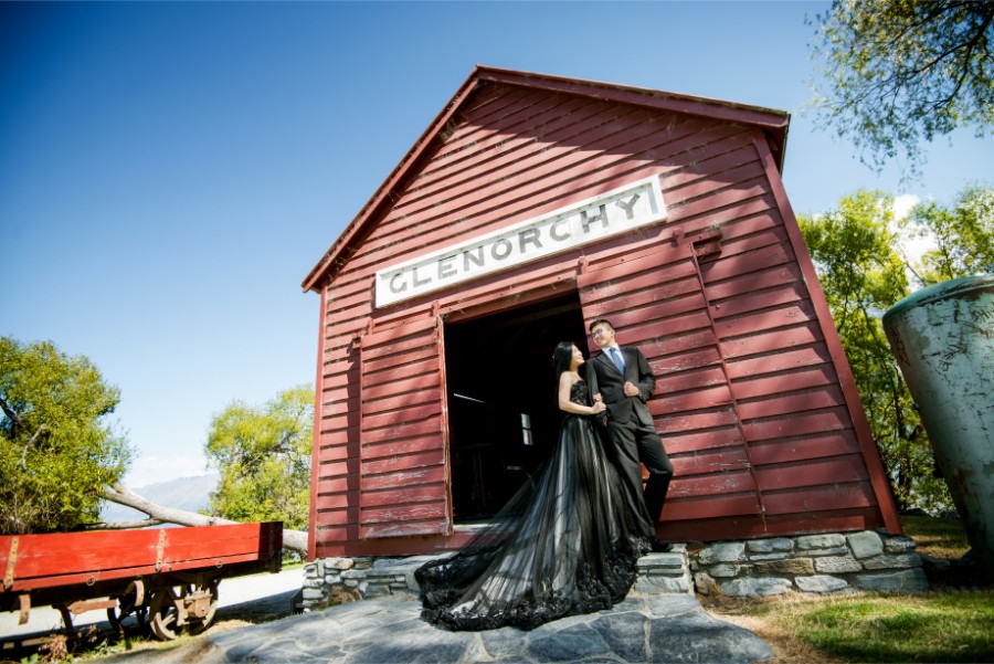 New Zealand Starry Night Prewedding Photoshoot with Alpaca Farm  by Mike on OneThreeOneFour 30