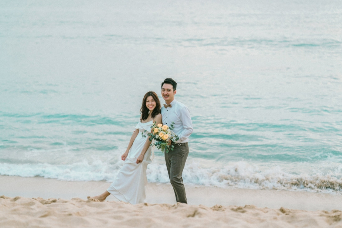 Taiwan Pre-Wedding Photoshoot Cafe Pier Lighthouse Countryside Street Beach by  on OneThreeOneFour 46