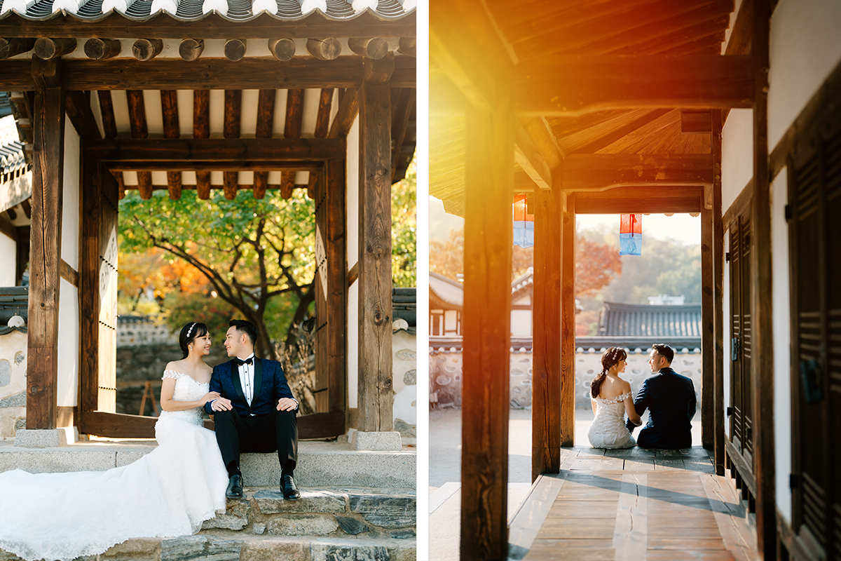 Yellow Gingko Autumn Pre-Wedding in Korea - Seoul Forest, Namsamgol Hanok Village & Samcheong-dong Cafe Street by Jungyeol on OneThreeOneFour 16