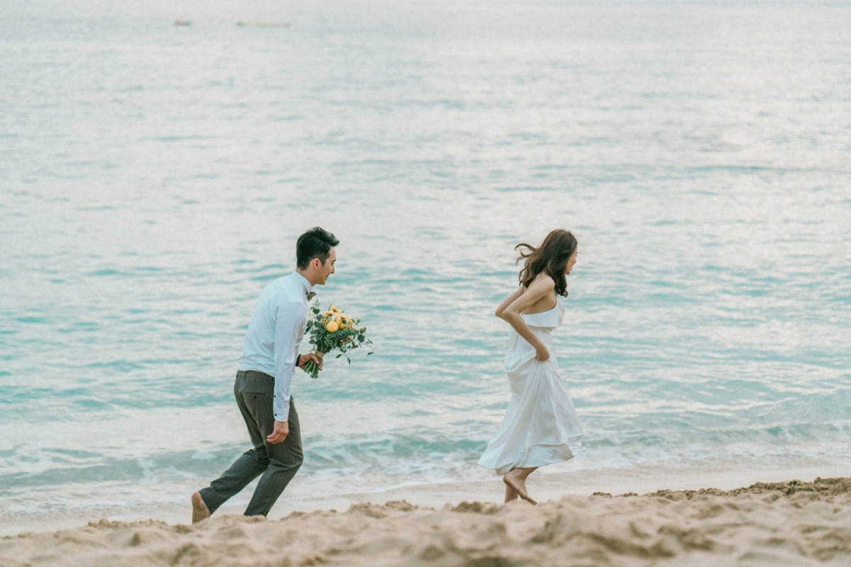 Taiwan Pre-Wedding Photoshoot Cafe Pier Lighthouse Countryside Street Beach by  on OneThreeOneFour 40