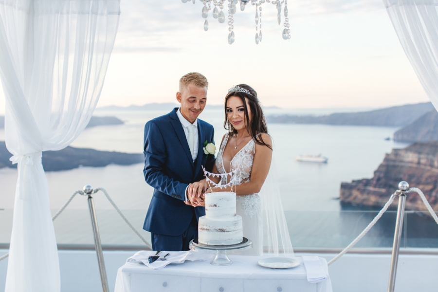 Santorini Couple Elopement And Engagement Photoshoot  by Nabi on OneThreeOneFour 3