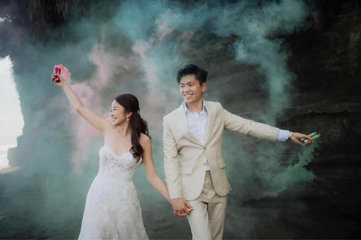 Bali Prewedding Photoshoot At Lake Tamblingan, Munduk Waterfall And Sunset At Mengening Beach by Cahya on OneThreeOneFour 24