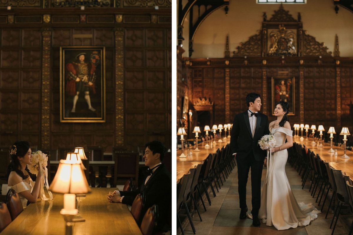 倫敦婚纱拍攝 - 在三一學院、參議院大廈和菲茨比利斯烘焙坊 by Dom on OneThreeOneFour 6