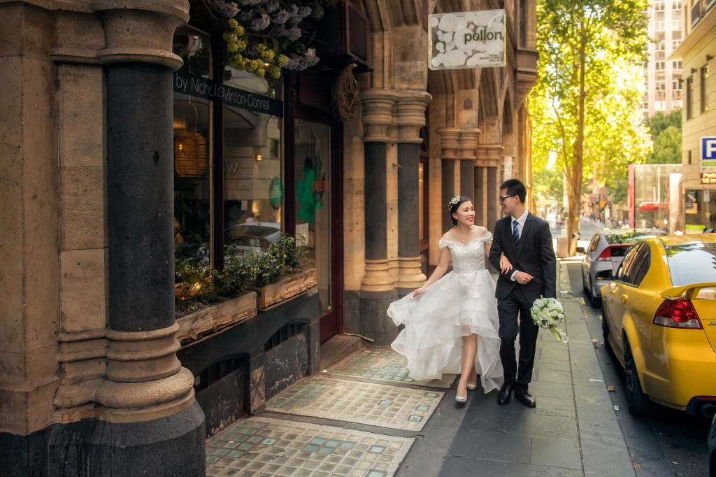 Melbourne Outdoor Pre-Wedding Photoshoot Around The City  by Lin on OneThreeOneFour 0