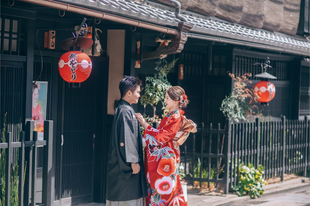 穿著日本傳統和服在日本京都櫻花季的婚紗拍攝 by Kinosaki on OneThreeOneFour 4