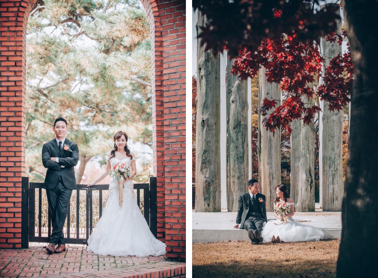 韓國首爾秋季婚紗拍攝 - 天空公園和浪漫的粉紅亂子草 by Jongjin on OneThreeOneFour 4