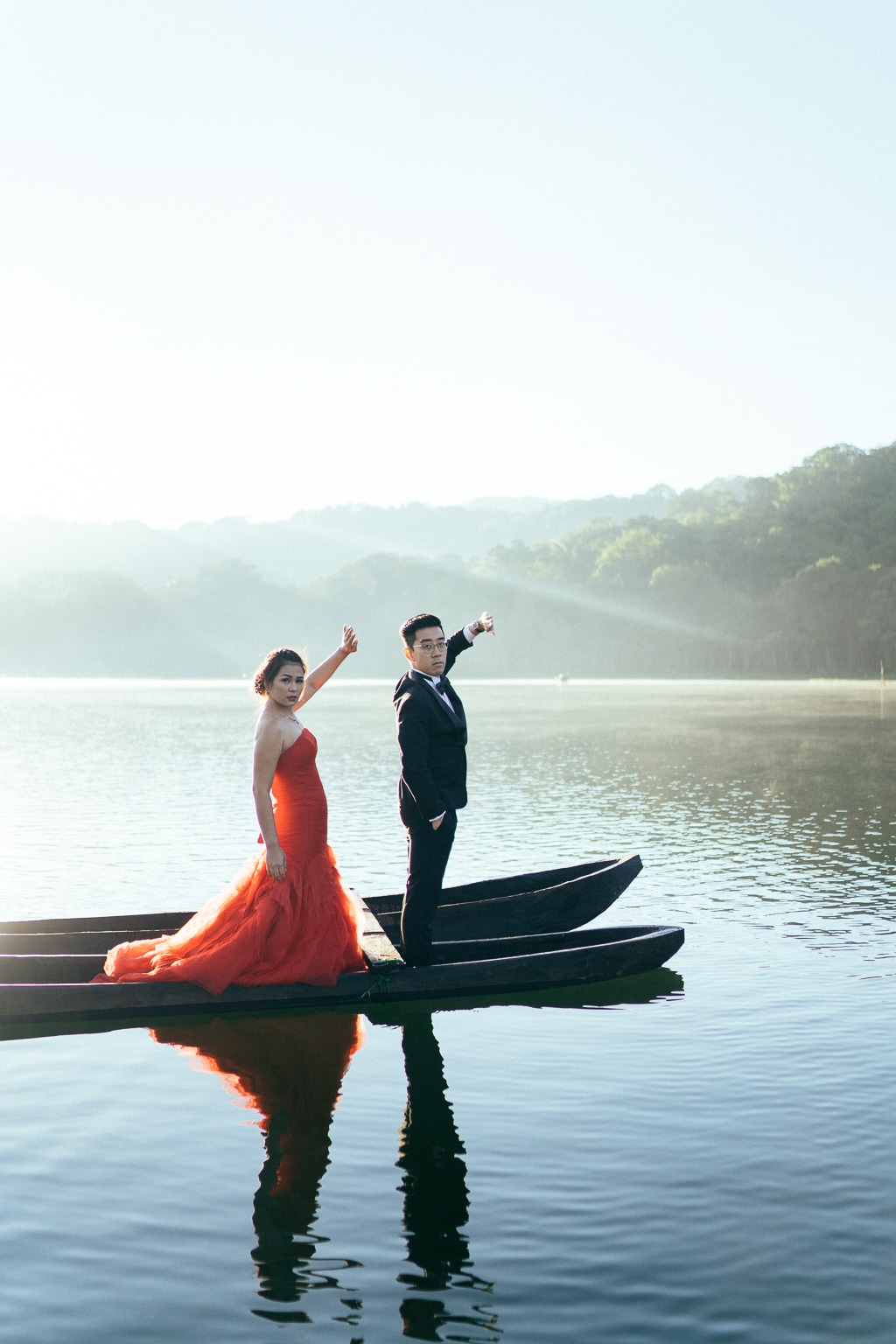 S&J: Bali Full Day Post-wedding Photography at Lake, Waterfall, Forest And Beach by Aswin on OneThreeOneFour 1