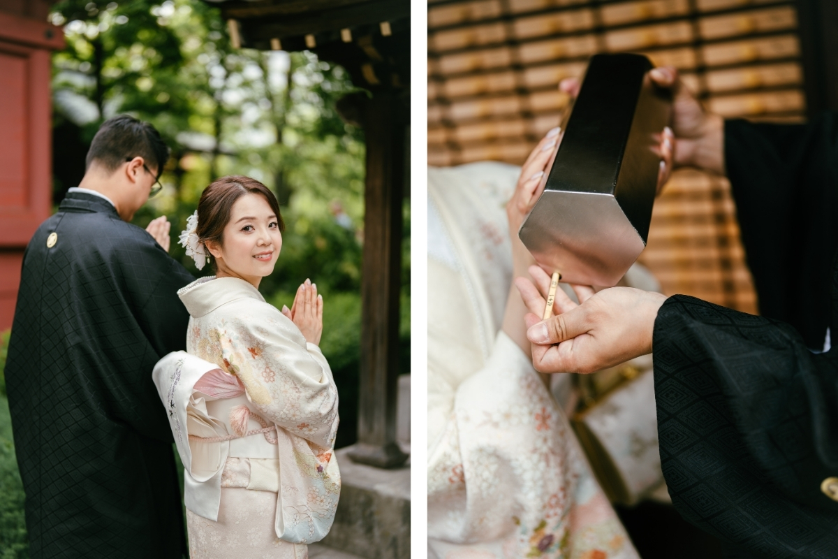 Tokyo Pre-Wedding Photoshoot with Nonbei Yokocho, Shiba Park, and Shibuya by  on OneThreeOneFour 6