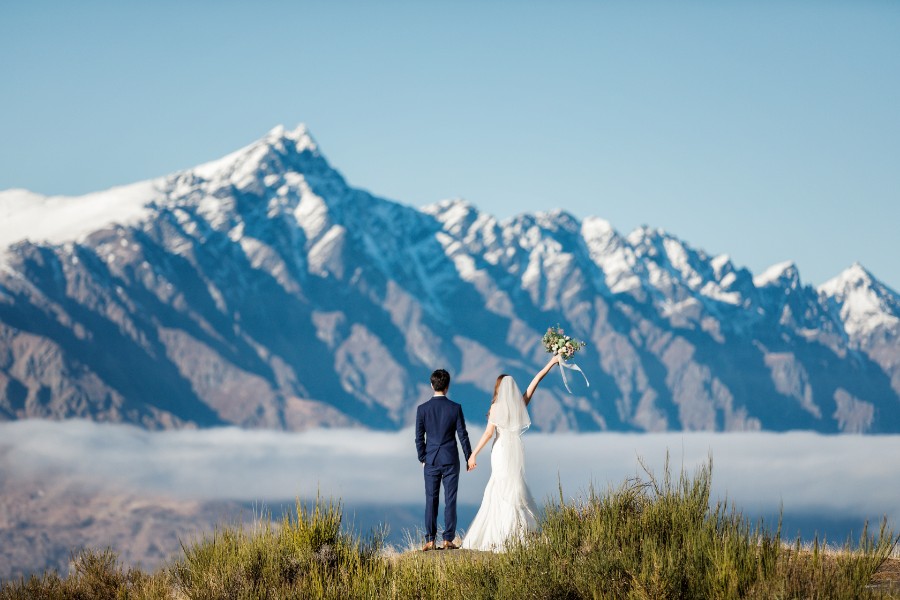 New Zealand Snow Mountain Prewedding Photoshoot (Fog Peak) with Taiwanese Couple  by Fei on OneThreeOneFour 5