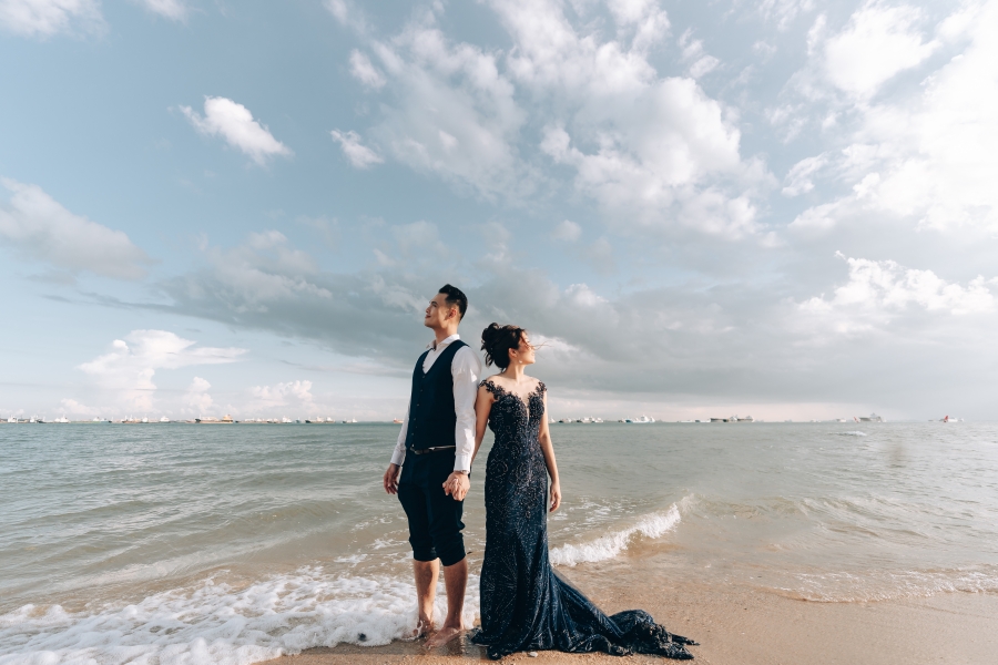 Singapore Pre-Wedding Couple Photoshoot At Jewel, Changi Airport And East Coast Park Beach by Michael on OneThreeOneFour 25