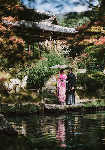 V&A: Spanish couple pre-wedding in charming Kyoto 