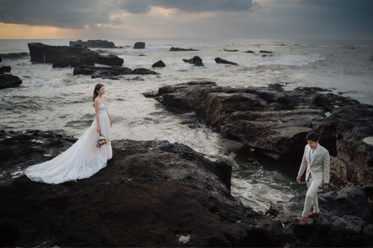 Bali Prewedding Photoshoot At Lake Tamblingan, Munduk Waterfall And Sunset At Mengening Beach by Cahya on OneThreeOneFour 37