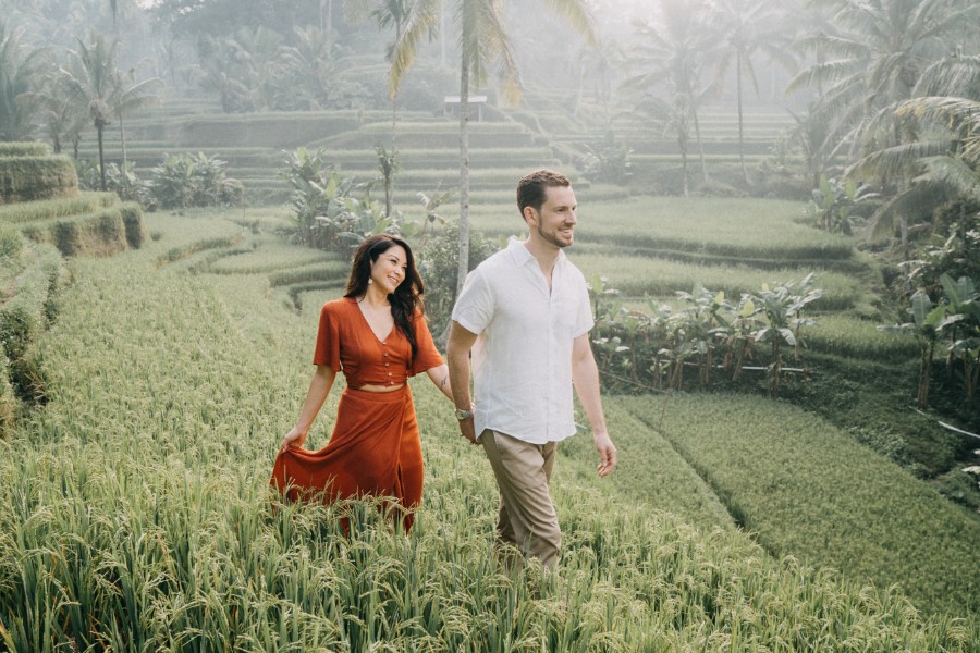 A&Z: Bali Honeymoon Photoshoot at Ceking Rice Terrace by Agus on OneThreeOneFour 8