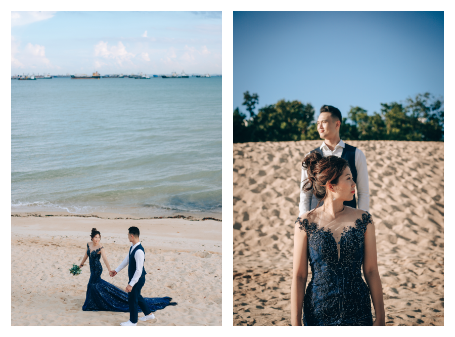 Singapore Pre-Wedding Couple Photoshoot At Jewel, Changi Airport And East Coast Park Beach by Michael on OneThreeOneFour 20