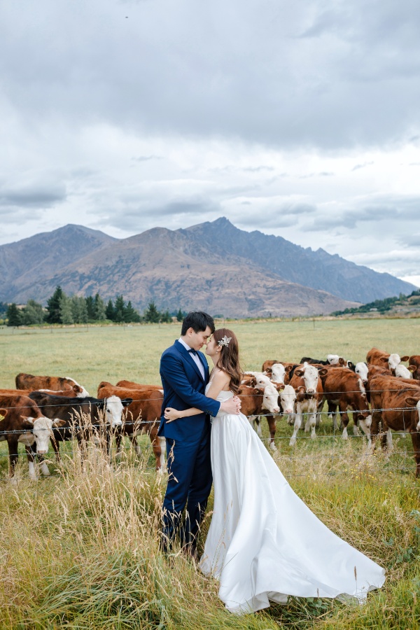 J&W: New Zealand Pre-wedding Photoshoot on Panoramic Hilltop by Fei on OneThreeOneFour 19