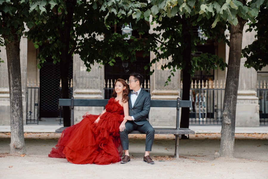 Parisian Elegance: Steven & Diana's Love Story at the Eiffel Tower, Palais Royal, Jardins Du Royal, Avenue de Camoens, and More by Arnel on OneThreeOneFour 15