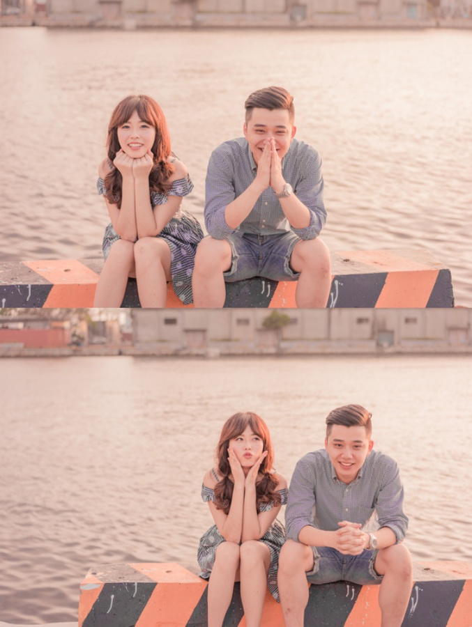 Taiwan Casual Couple Photoshoot At The Harbour And Shopping Street  by Star  on OneThreeOneFour 8