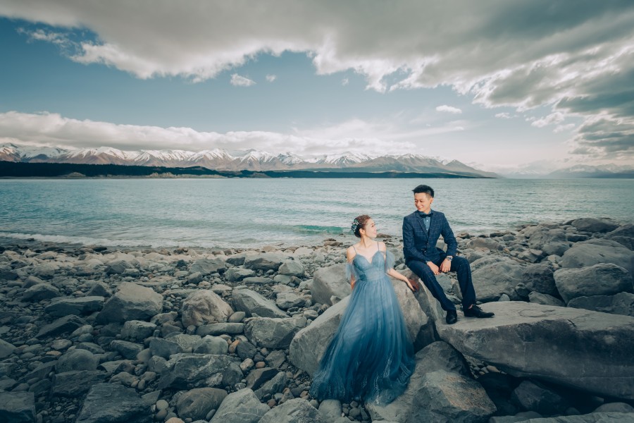S&D: New Zealand Spring Pre-wedding Photoshoot with Alpacas and Milky Way by Xing on OneThreeOneFour 13
