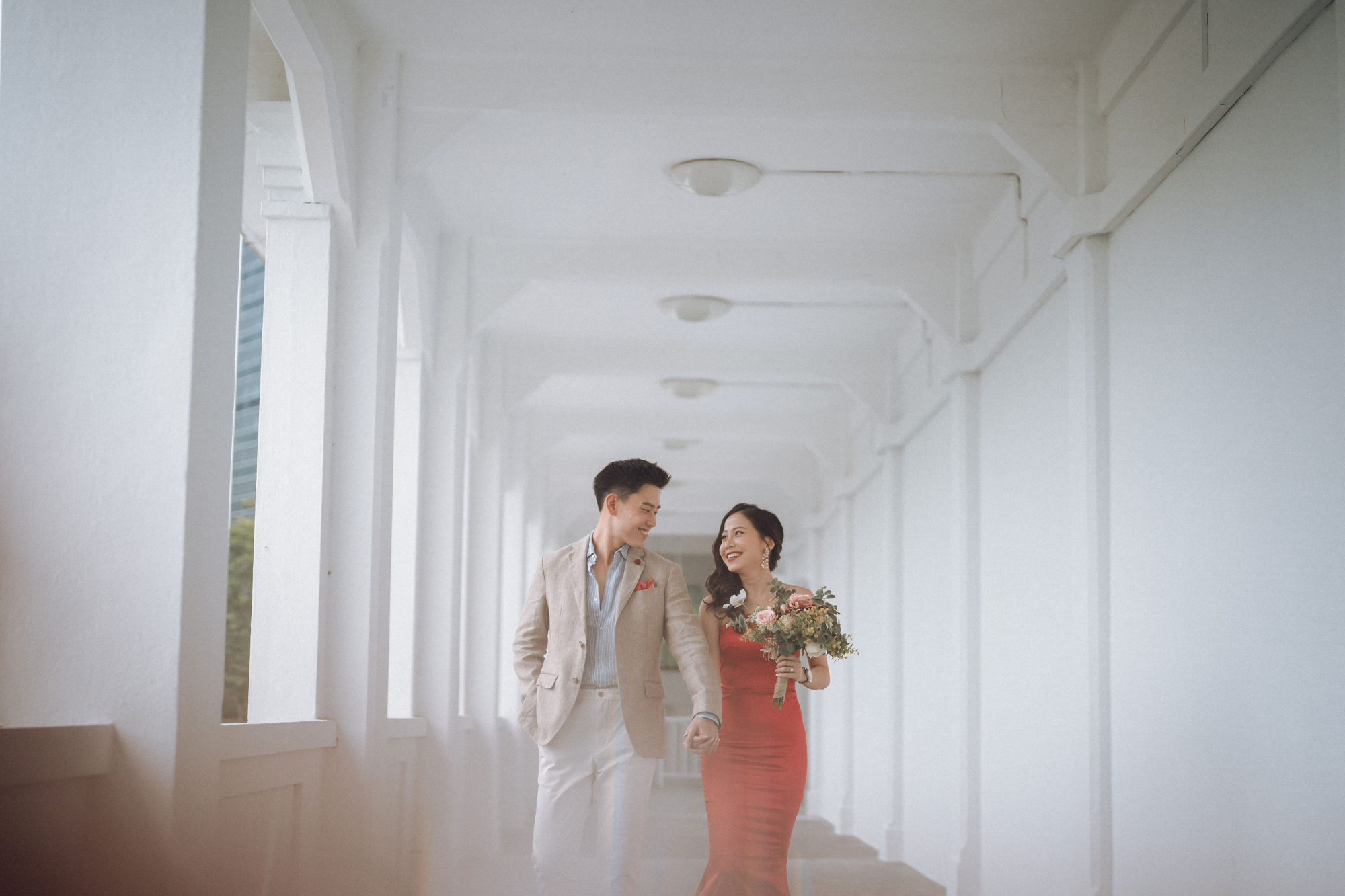 Prewedding Photoshoot At Whisky Library, Gillman Barracks And Lower Peirce Reservoir by Michael on OneThreeOneFour 20