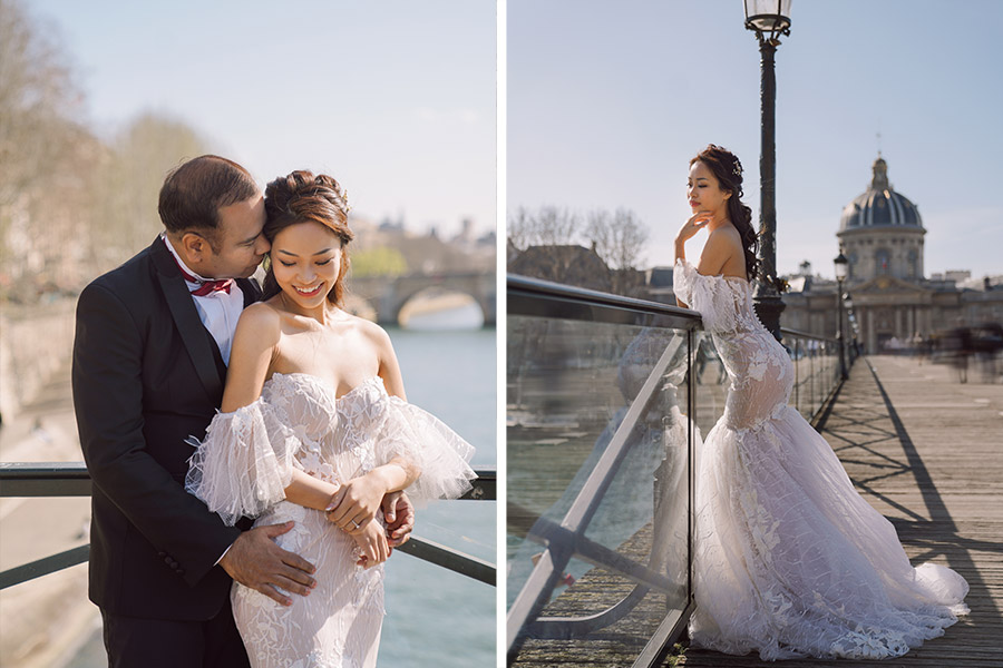 Paris Pre-Wedding Photoshoot with Eiﬀel Tower, Louvre Museum & Arc de Triomphe by Vin on OneThreeOneFour 16