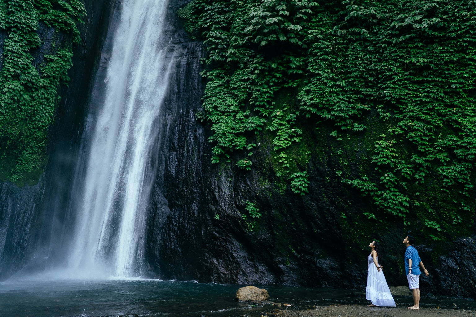 S&J: Bali Full Day Post-wedding Photography at Lake, Waterfall, Forest And Beach by Aswin on OneThreeOneFour 15