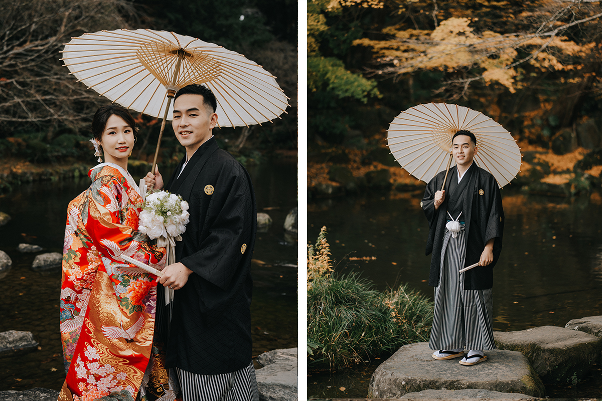 Tokyo Autumn Maple Leave Photoshoot with Kimono and Pre-Wedding at Beach by Cui Cui on OneThreeOneFour 7