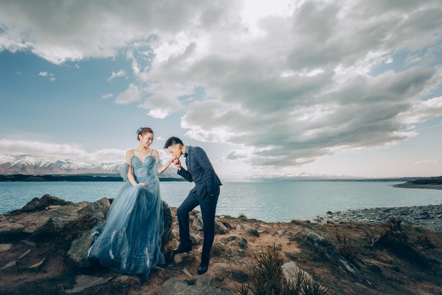 S&D: New Zealand Spring Pre-wedding Photoshoot with Alpacas and Milky Way by Xing on OneThreeOneFour 17