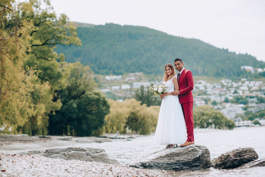 New Zealand Spring Arrowtown Lupins Prewedding Photoshoot  by Mike on OneThreeOneFour 20