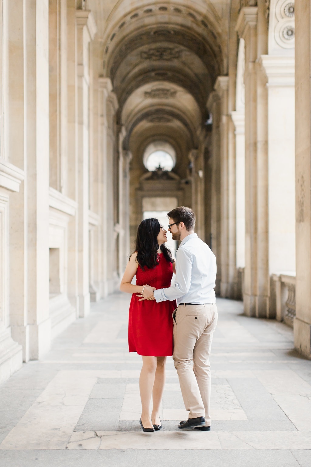 Paris Engagement Photo Shoot Louvre Palace and Tuileries Gardens  by Celine on OneThreeOneFour 8