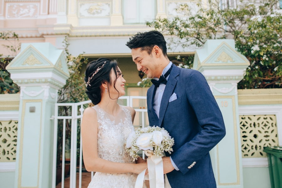 Singapore Pre-Wedding Photoshoot At Joo Chiat Street Peranakan Houses And Local Hawker Centre by Cheng on OneThreeOneFour 1