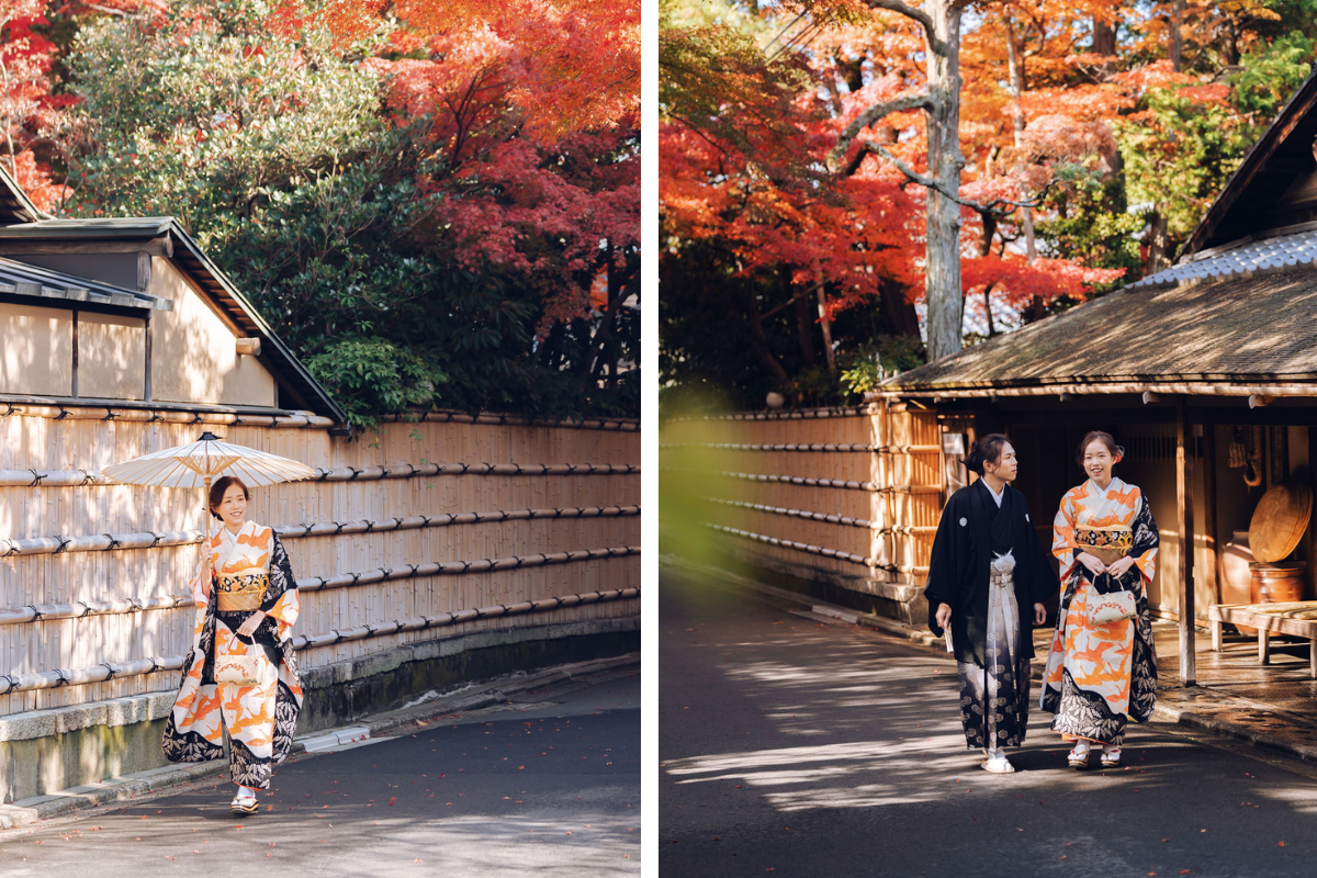 京都傳統的祗園區和服拍攝，以及奈良鹿園秋季婚紗拍攝 by Kinosaki on OneThreeOneFour 1