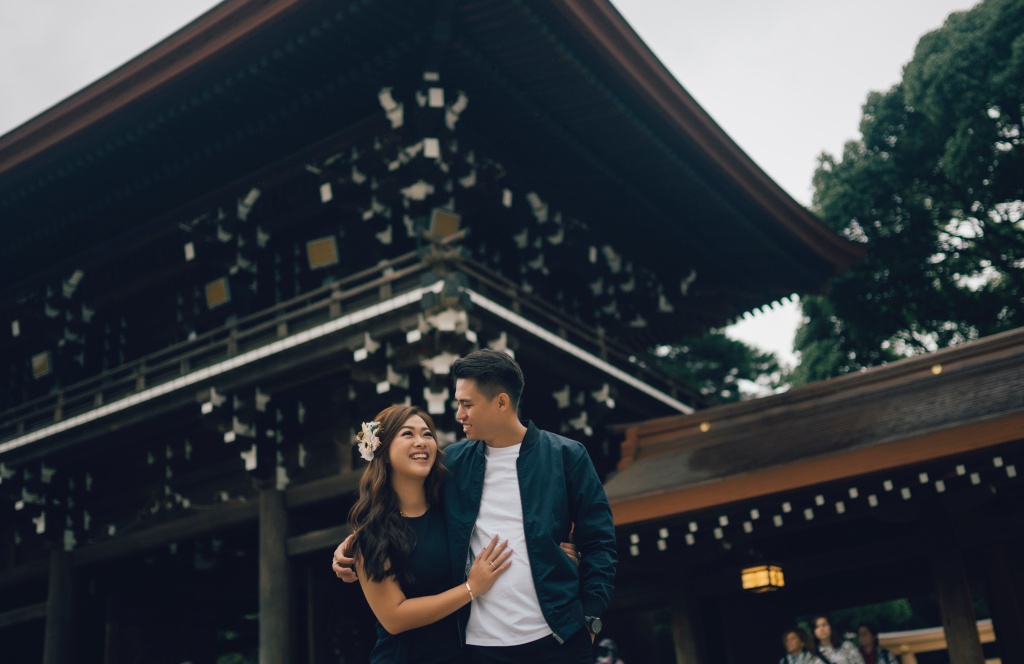 Japan Tokyo Casual Couple Photoshoot At The Shrine And Night Shopping Street  by Lenham on OneThreeOneFour 1