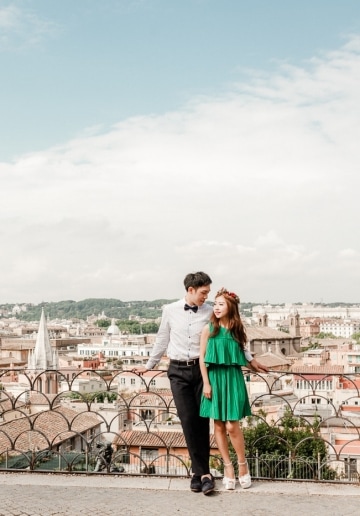 Rome Italy Wedding Photoshoot - Piazza del Campidoglio Colosseum