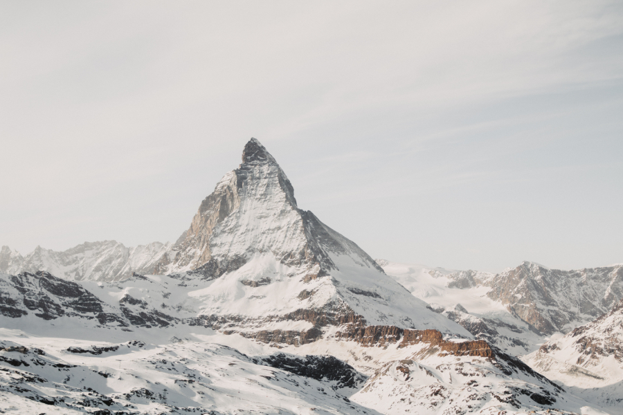 Pre-wedding on the idyllic snowy mountain, Zermatt, Matterhorn by Tamara on OneThreeOneFour 3