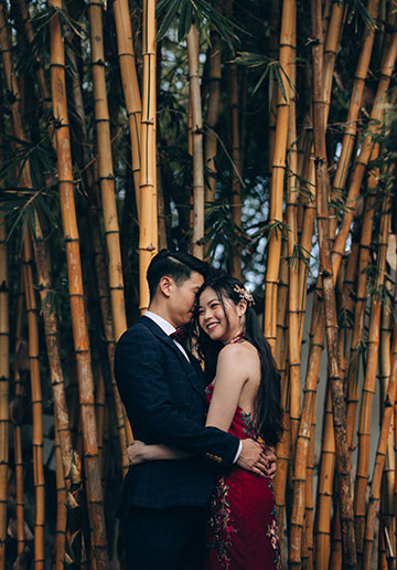 H&J: Fairytale pre-wedding in Singapore at Gardens by the Bay, Fort Canning and sandy beach