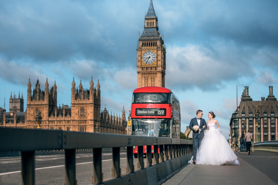 London Pre-Wedding Photoshoot At Big Ben, Westminster Abbey And Richmond Park  by Dom on OneThreeOneFour 2