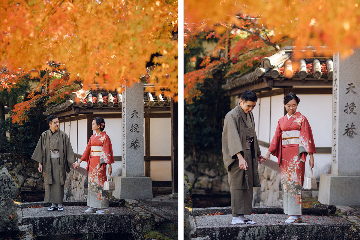 Japan Kyoto Autumn Kimono Shoot at Gion Shrine by Kinosaki on OneThreeOneFour 1