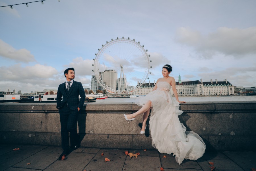 London Pre-Wedding Photoshoot At Big Ben, Millennium Bridge, Tower Bridge, Palace of Westminister and St.Paul Cathedral  by Dom on OneThreeOneFour 20