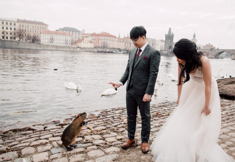 J&J: Prague Pre-wedding Photoshoot by Nika on OneThreeOneFour 21