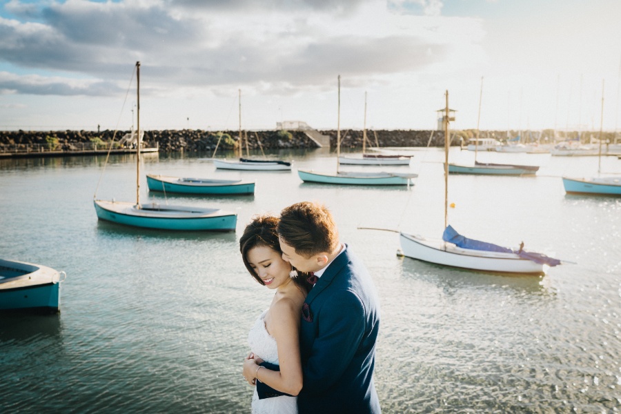 M&K: Melbourne Golden Hour Pre-wedding Photoshoot at Princes Pier by Felix on OneThreeOneFour 18