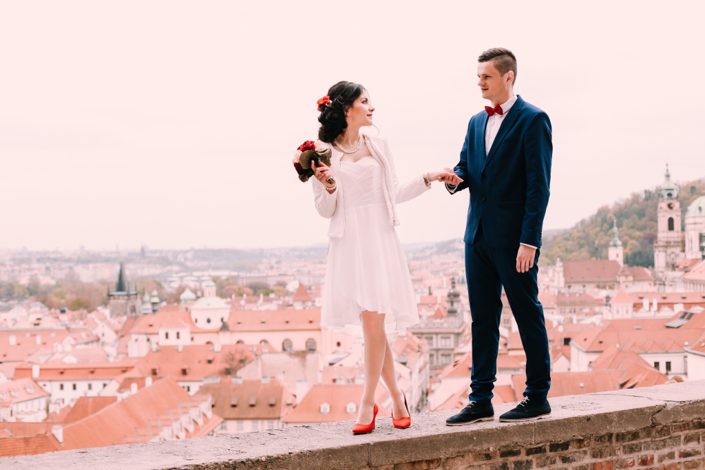 Prague Pre-Wedding Photography At Garden Of The Ramparts In Spring  by Vickie on OneThreeOneFour 10