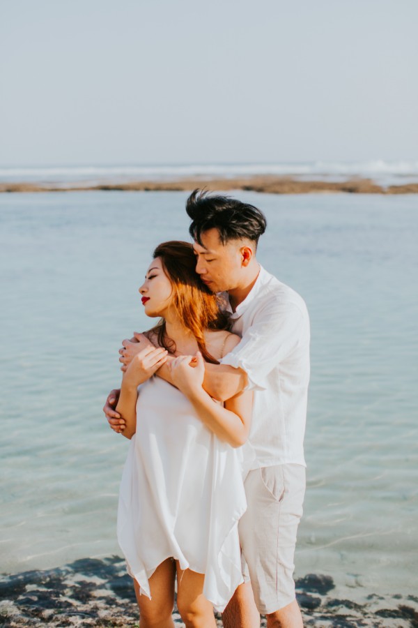 E&F: Solemnization ceremony at White Dove Chapel and pre-wedding photoshoot at Bali beaches by Cahya on OneThreeOneFour 19