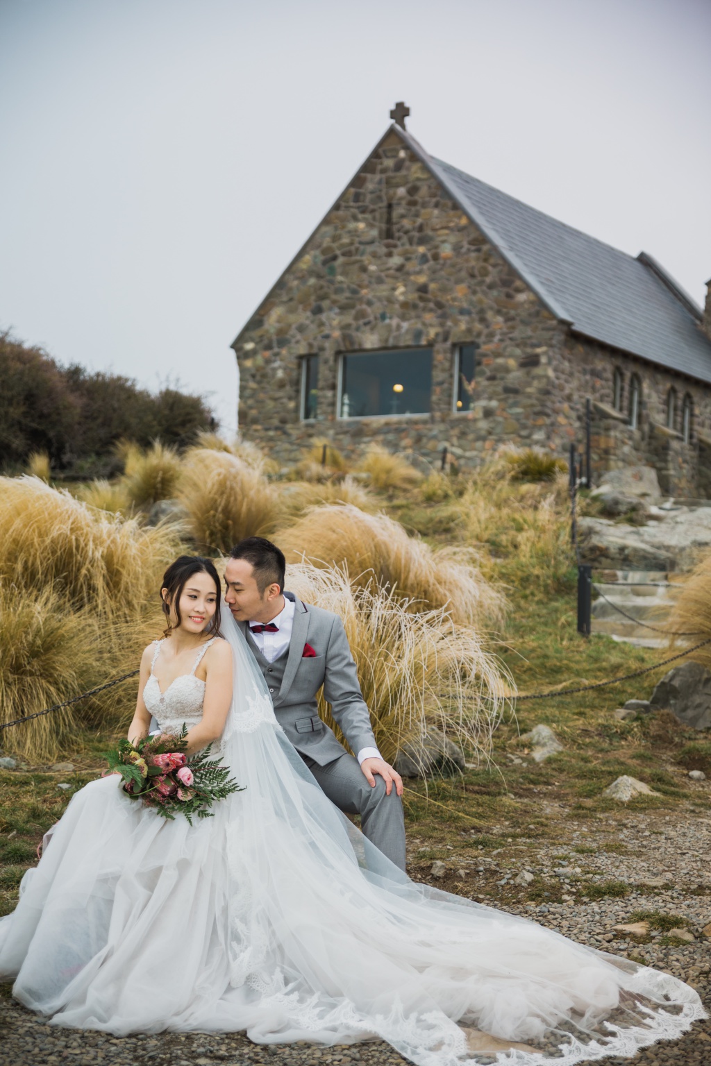 紐西蘭婚紗拍攝 - 海斯湖、瓦納卡湖和庫克山 by Fei on OneThreeOneFour 25