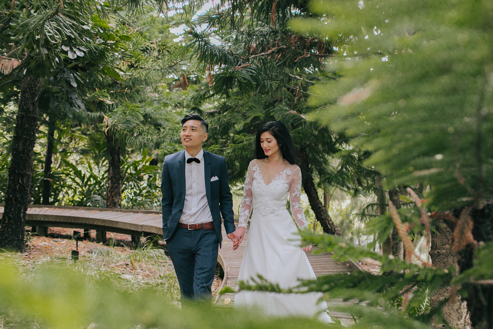 Melbourne Pre-Wedding Photoshoot in Royal Botanical Gardens & Redwood Forest by Freddie on OneThreeOneFour 8