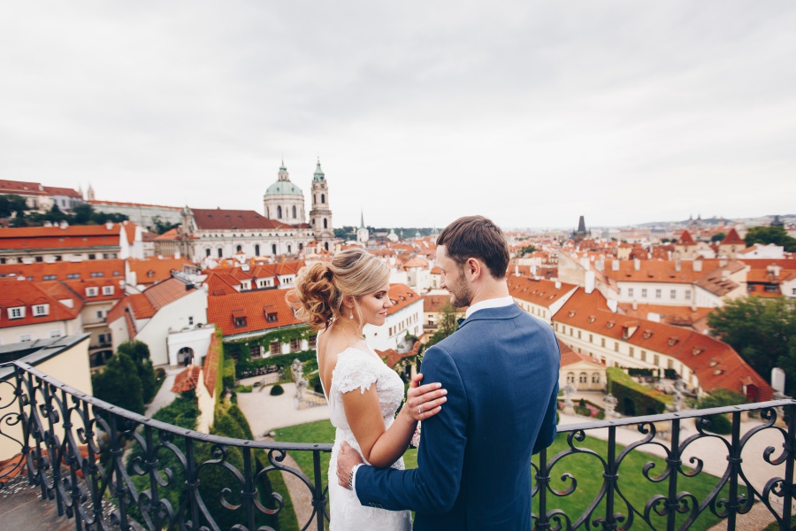 Prague Pre-Wedding Photoshoot At Vrtba Garden And Charles Bridge  by Nika  on OneThreeOneFour 6