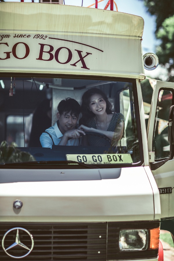 Taiwan Casual Unorthodox Modern Prewedding Photoshoot near Food Truck and Fields by Doukou on OneThreeOneFour 16