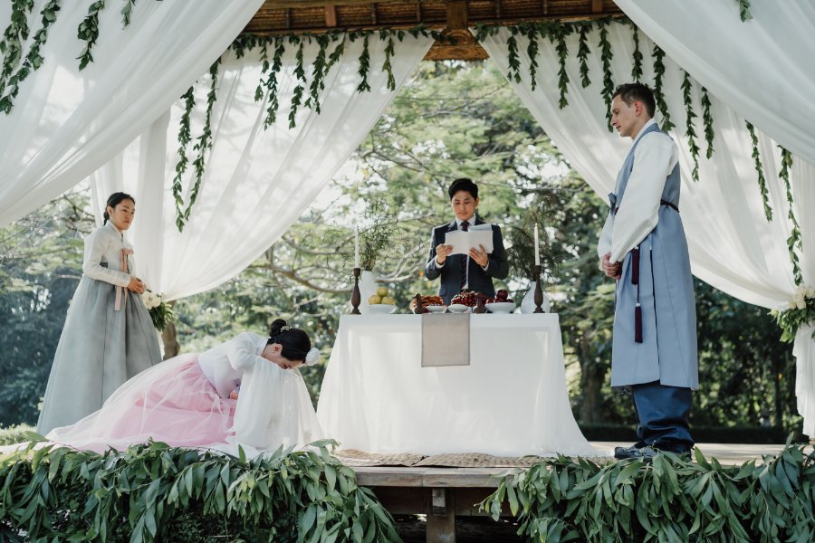 JY&L: Destination wedding at Villa the Sanctuary for mixed South Korean and European couple by Hendra on OneThreeOneFour 14
