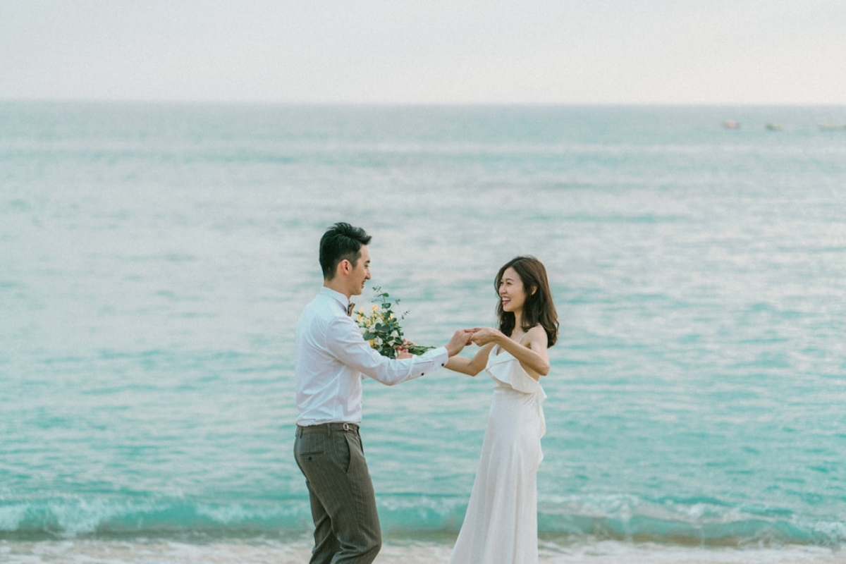 Taiwan Pre-Wedding Photoshoot Cafe Pier Lighthouse Countryside Street Beach by  on OneThreeOneFour 42