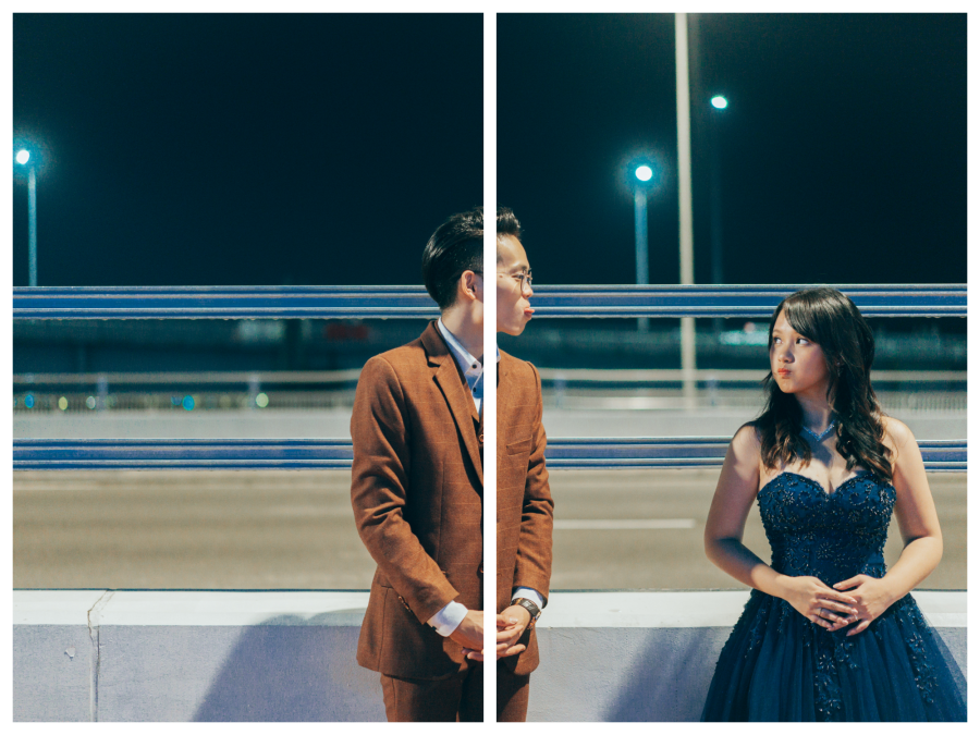 Singapore Pre-Wedding Photoshoot With Couple And Their Dogs At Bishan Park And Night Shoot At MBS by Michael on OneThreeOneFour 27